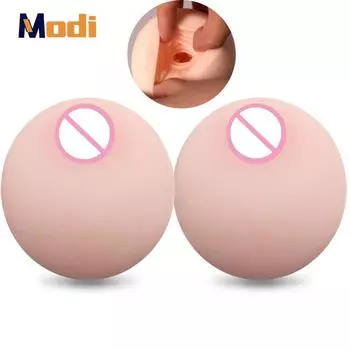 MoDi Мягкая искусственная грудь Мужская мастурбация Секс-игрушки Реалистичная мягкая грудь Вагина для взрослых мужчин Сексуальные сиськи Товары для взрослых 18+ 1pcs No Vagina