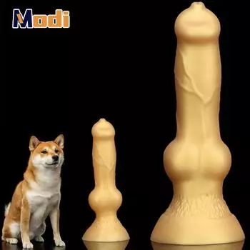 MoDi Мягкий Силиконовый Мини-Дилдо Для Собак Секс-Игрушки Для Женщин Мужчин Мастурбаторы Анальная Пробка Поддельный Член Присоски Фаллоимитаторы S