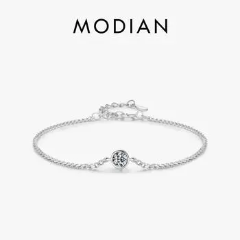 Модианский муассанитовый ободок 0,25 карата, браслет на руку с бриллиантами из стерлингового серебра 925 пробы, элегантный браслет на руку, Bruiloft Sieraden серебряный