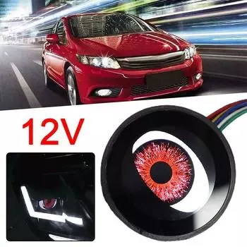 Модификация Новые динамические светодиодные автомобильные фары Devil Eye LED Eye Light Headlight Assembly Cars Accessories