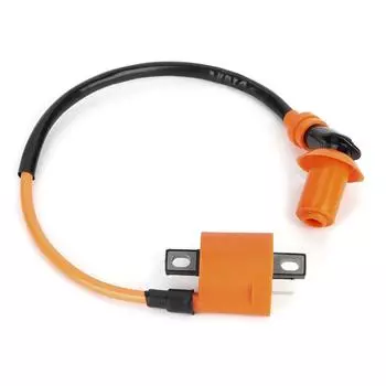 Модифицированная оранжево-черная катушка зажигания 6-контактная свеча зажигания A7TC подходит для GY6 50CC 125CC 150CC