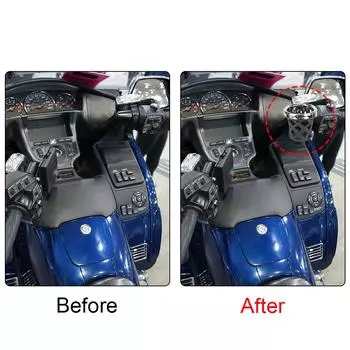 Модифицированные аксессуары для мотоциклов, держатель для стакана, устанавливаемый на руль мотоцикла Honda Goldwing GL1800 чёрный