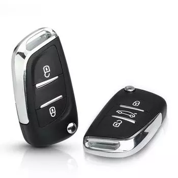 Модифицированный чехол для ключа дистанционного управления с 2/3 кнопками для Peugeot 307 408 308 4007 3008 для Citroen C2 C3 C4 C5 C6 Picasso CE0536 2 Buttons HU83