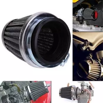 Модифицированный мотоциклетный фильтр с грибовидной головкой, воздушный фильтр 54 mm чёрный