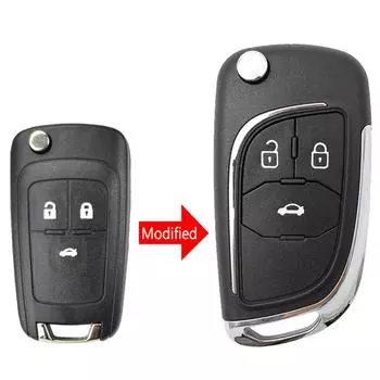Модифицированный складной чехол для автоматического дистанционного ключа, замена брелока для Vauxhall Adam Astra J Corsa E Insignia Mokka Zafira C Cascade