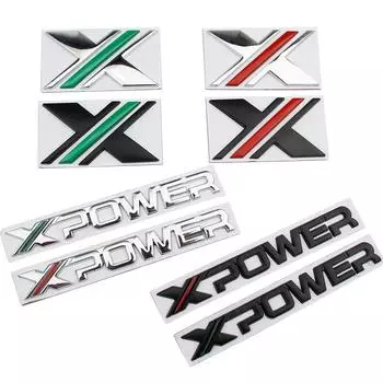 Модификация автомобиля MG6X-POWER Логотип автомобиля X Логотип Металлическая боковая сторона корпуса Стандартная установка Подходит для MG 6/5
