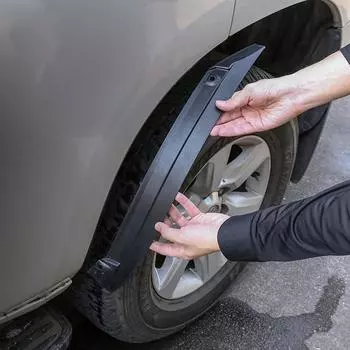 Модификация брызговика автомобиля, защитная накладка на заднее колесо для Toyota Land Cruise Prado 150 2010-2024 Аксессуары для стайлинга чёрный