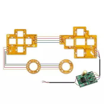 Модификация игровой ручки Замена светодиодной платы для контроллера PS4 AU