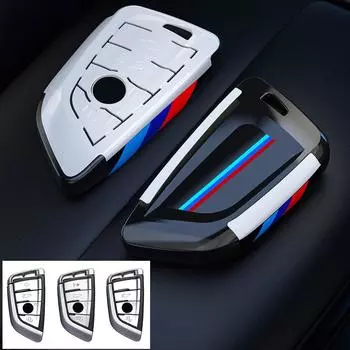 Модификация ключа автомобиля, чехол из углеродного волокна для брелока BMW 3 серии 5 серии 6 серии X3 X5 X6, чехол для смарт-ключа автомобиля