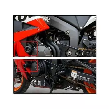 Модификация мотоцикла, защита от падения, слайдер для защиты от падения для Honda CBR600RR F5 07-08 Black 1 set