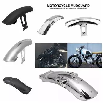 Модификация мотоциклетного металлического переднего/заднего крыла для Honda CG125 Cafe Racer Rear чёрный