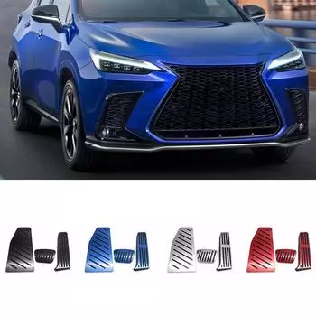 Модификация салона педали автомобиля для Lexus NX 2024 2024 NX260 NX350h ES 2018-2024 Алюминиевый сплав Газовый тормоз Подставка для ноги Педаль Крышка