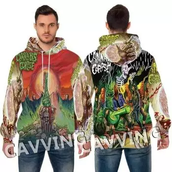 Модная 3D-печатная одежда уличная мужская толстовка с капюшоном с длинным рукавом пуловер топы S