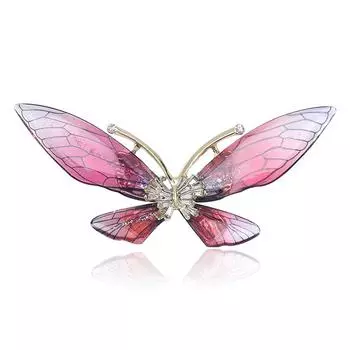 Модная акриловая брошь-бабочка для женщин, стильный кардиган, пальто, костюм, аксессуары, противоослепляющие аксессуары