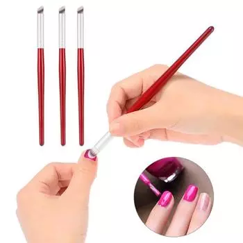 Модная акриловая кисть для дизайна ногтей с градиентом Dizzy Dye Brush Tool Kolinsky для волос с деревянной ручкой