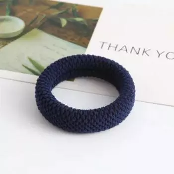 Модная эластичная резинка для волос для женщин, однотонная простая эластичная резинка, кольцо для густых волос для девочек, очень эластичные аксессуары для волос