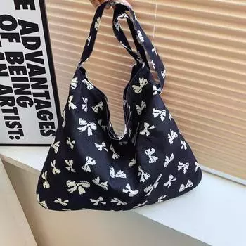 Модная бабочка с леопардовым принтом, холст, литературный тренд, персонализированная ретро-повседневная сумка через плечо, переносная сумка-тоут под мышкой