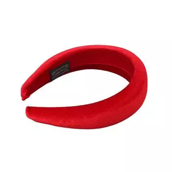 Модная бархатная повязка для волос с губкой, женская обруч для волос, милая повязка на голову для девочек One Size