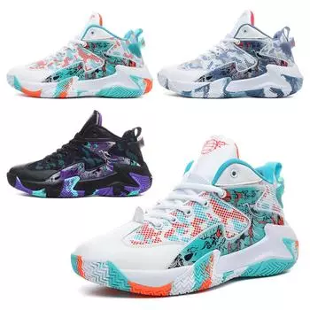 Модная баскетбольная обувь для отдыха, нескользящая спортивная обувь для женщин и мужчин 36 циан