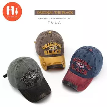 Модная бейсбольная кепка с вышивкой, летняя уличная регулируемая шляпа в стиле хип-хоп, шляпа Snapback с костями adjustable чёрный