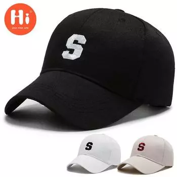 Модная бейсбольная кепка с вышивкой, летняя уличная регулируемая шляпа в стиле хип-хоп, шляпа Snapback с костями adjustable чёрный