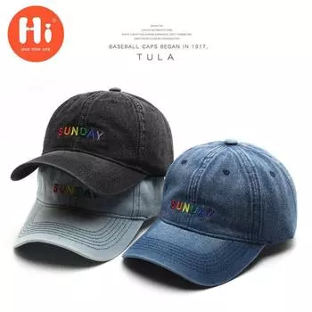 Модная бейсбольная кепка с вышивкой, летняя уличная регулируемая шляпа в стиле хип-хоп, шляпа Snapback с костями чёрный