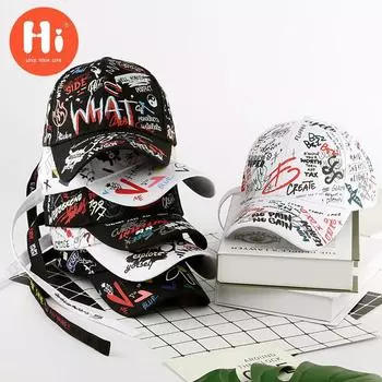 Модная бейсбольная кепка с вышивкой, летняя уличная регулируемая шляпа в стиле хип-хоп, шляпа Snapback с костями