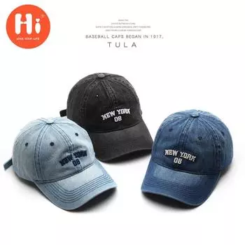 Модная бейсбольная кепка с вышивкой, летняя уличная регулируемая шляпа в стиле хип-хоп, шляпа Snapback с костями чёрный