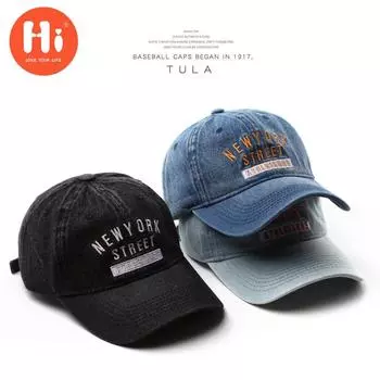 Модная бейсбольная кепка с вышивкой, летняя уличная регулируемая шляпа в стиле хип-хоп, шляпа Snapback с костями чёрный