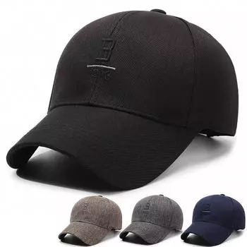 Модная бейсболка для мужчин среднего возраста, сезонная бархатная шляпа для пожилых людей среднего возраста, солнцезащитный козырек от солнца, дорожная кепка Adjustable серый