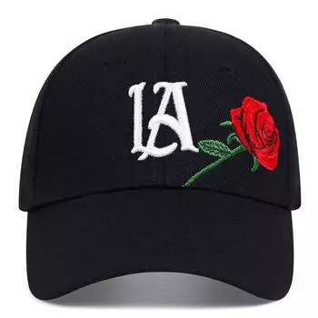 Модная бейсболка с вышитыми буквами розы для мужчин и женщин, весенне-летние солнцезащитные шляпы из хлопка Snapback, кепки унисекс в стиле хип-хоп для дальнобойщиков