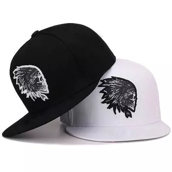 Модная бейсболка с вышивкой Кепка Snapback в стиле хип-хоп Кепка с плоским верхом Кепки спортивные Кепки унисекс Кепка белый