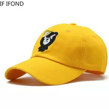Модная бейсболка с вышивкой мультфильма для мужчин и женщин, повседневная хлопковая шляпа Snapback, летняя кепка с козырьками в стиле хип-хоп, фуражки 56-60CM