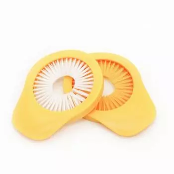 Модная безопасная многофункциональная мини-щетка для мытья кукурузного батата и редиса для бытовой фруктовой щетки белый