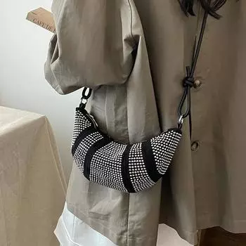 Модная блестящая сумка через плечо через плечо, роскошные женские брендовые сумки, дизайнерская сумка высокого качества