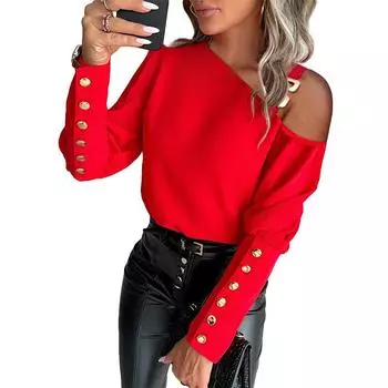 Модная блузка с рукавами-фонариками для женщин, осень-весна, элегантные офисные рубашки на пуговицах, рубашки с плетением, топы XXL белый