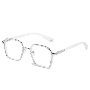 Модная большая оправа для очков в виде вороны в интернет-знаменитости с антисиним светом, плоское зеркало для женщин, законченные очки для близорукости, мужская оправа 50-600 градусов -50