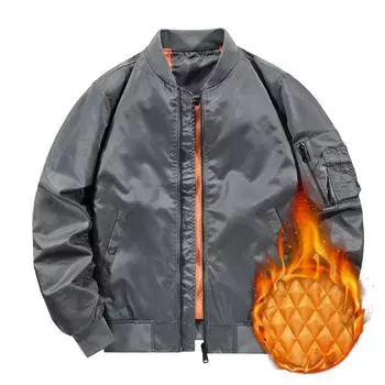Модная брендовая бейсбольная куртка для мужчин Ma1 Air Force Flight Jacket из хлопка с утолщенным верхом и напечатанным логотипом S