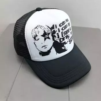 Модная брендовая бейсболка с уткой из мультфильма, анимационная сетчатая шляпа, американская шляпа водителя грузовика, солнцезащитная шляпа M56-58cm