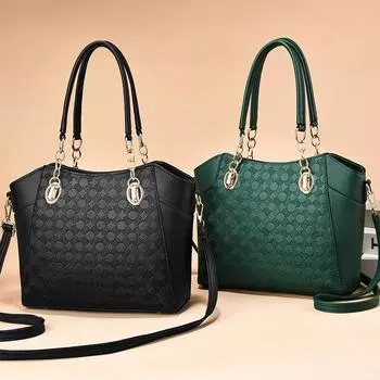 Модная брендовая дизайнерская сумка, женский кошелек из искусственной кожи, диагональная сумка через плечо, большая вместимость, классическая сумка через плечо, повседневная сумка-тоут