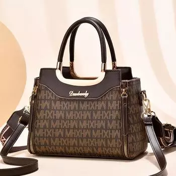 Модная брендовая дизайнерская женская сумка с универсальным принтом женская сумка в стиле ретро ручная сумка через плечо квадратные сумки через плечо сумка-тоут