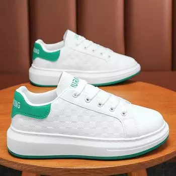 Модная брендовая мужская обувь, высококачественная мужская кожаная повседневная обувь, удобные дышащие кроссовки с толстой подошвой zapatillas hombre 39