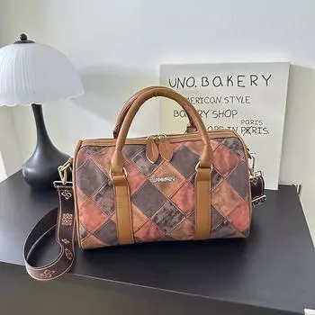 Модная брендовая сумка, новая большая вместительная сумка через плечо, высококачественная женская сумка, модная нишевая сумка для отдыха, женская сумка через плечо (30cm<Max Length<50cm)