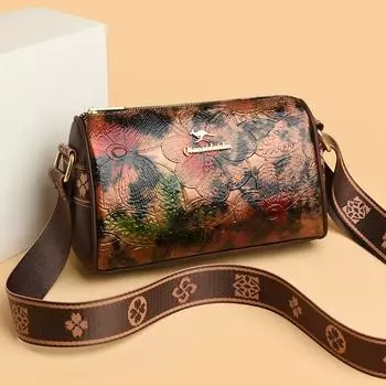 Модная брендовая сумка, новая большая вместительная сумка через плечо, высококачественная женская сумка, модная нишевая сумка для отдыха, женская сумка через плечо