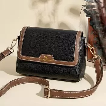 Модная брендовая женская маленькая сумка через плечо из высококачественной искусственной кожи, сумка-мессенджер с клапаном, сумка-кошелек для отдыха и путешествий для женщин