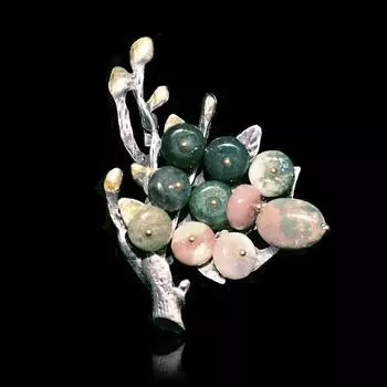 Модная брошь-булавка в виде каменного цветка, аксессуары для одежды, день рождения, свадьбы, броши для женщин, брошь-булавка со стразами, подарки Mult