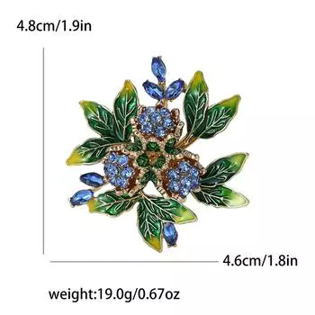 Модная брошь-бутон розы из сплава со стразами, темпераментная изысканная женская одежда, корсаж, ювелирные изделия, булавка