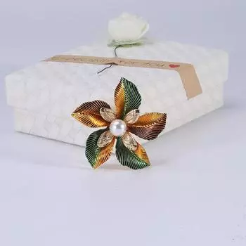 Модная брошь-цветок, простая и универсальная, маленькая, свежая, темпераментная, женская одежда, аксессуары