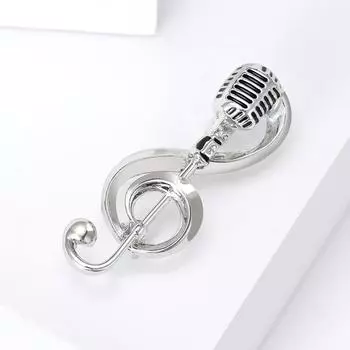 Модная брошь-нота и универсальный аксессуар для одежды, брошь-цветок на грудь One Size