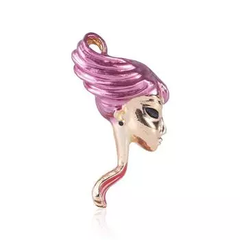 Модная брошь с изображением мультфильма «Эмаль в виде капли масла», аксессуары из сплава, аксессуары для одежды темно-коричневого